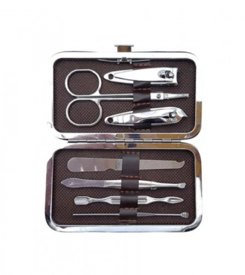 7pcs New Manicure Nail Clippers Pedicure Set - Manicure and Padicure Kit - Professional Nail Clipper Cutter Set - Stainless Steel Nail Clippers Set