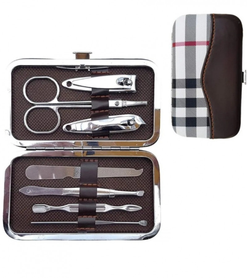 7pcs New Manicure Nail Clippers Pedicure Set - Manicure and Padicure Kit - Professional Nail Clipper Cutter Set - Stainless Steel Nail Clippers Set